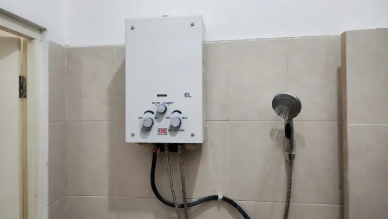 service water heater gas medan